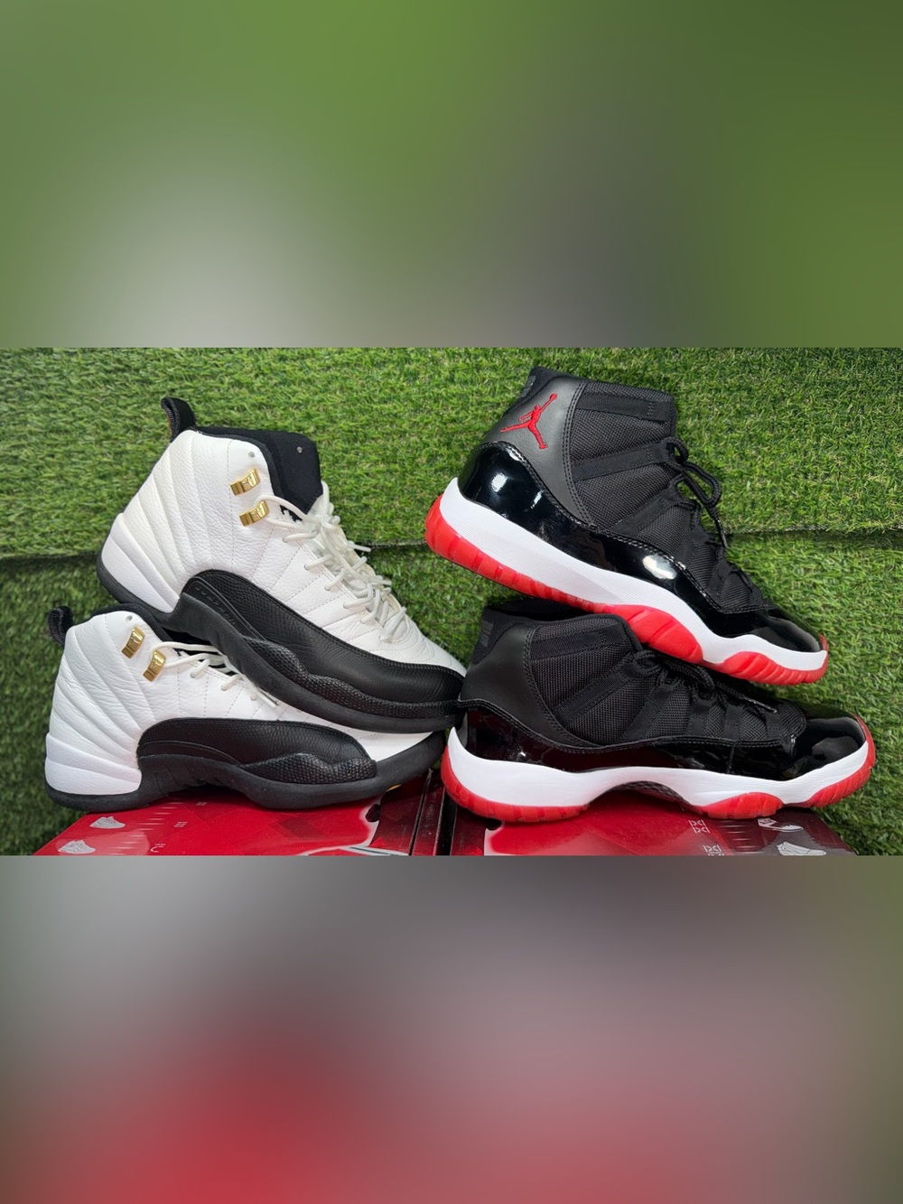 Size 10 Jordan 12/11 Retro Countdown Pack 2008 Bred / Taxi - OG ALL - Picture 6 of 11